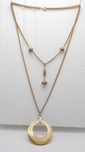 Collana multifilo tono oro - a,