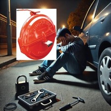 BLINDOSTERZO ANTIFURTO per auto in acciaio con LUCCHETTO