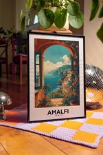 Poster da viaggio Amalfi