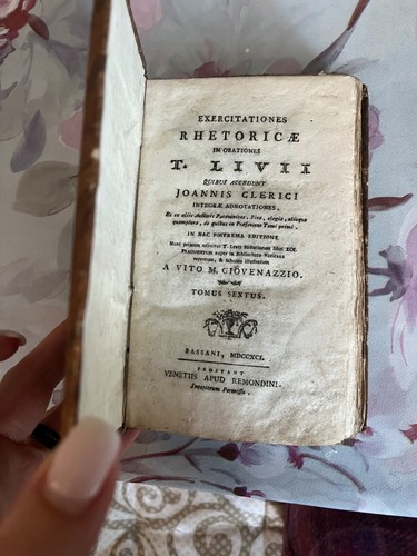 Libro antico del - libro, 1791