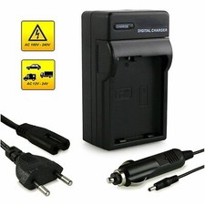 3 in 1 Carica Batterie Rete+Auto per NIKON EN-EL14 Coolpix D3100 D3200 P7800 DF 