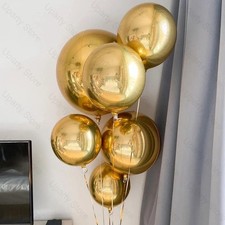 7 pezzi palloncini rotondi oro