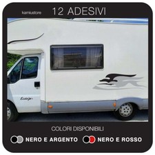 Adesivo Laika Ecovip Classi per camper in vinile - Kit 12 adesivi componibili