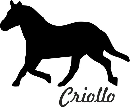 Adesivi per auto criollo - ",