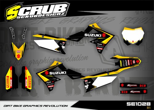 Kit grafica suzuki rmz 450 - rmz,