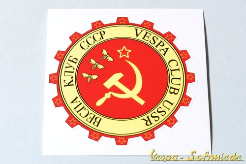 Adesivo decorativo vespa club - adesivo,