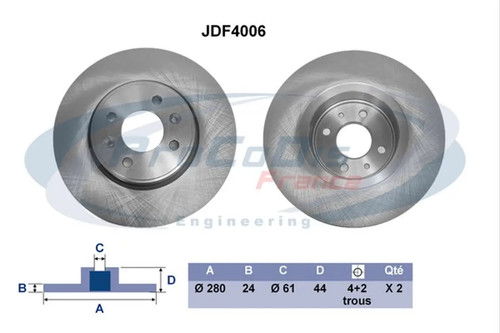 Set freni disco procodis - set,