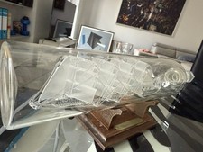 CARAVELLA SANTA MARIA Veliero IN BOTTIGLIA vintage VETRO SOFFIATO Nave 