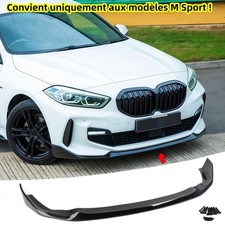 pour BMW Serie 1 F40 M Sport M135i 2019-2024 Séparateur Lèvre pare-chocs avant
