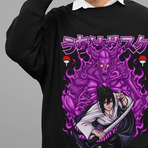 Felpa naruto anime sasuke - felpa,