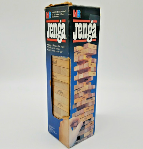 Gioco blocco legno jenga - blocco,
