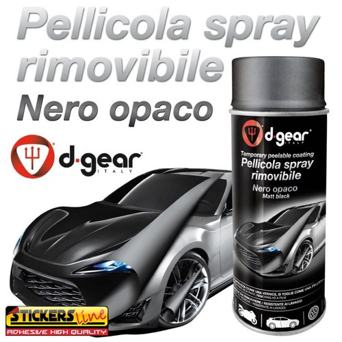 Vernice removibile nero opaco - removibile,