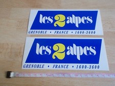 2 Adesivi Stazione Sci LES 2