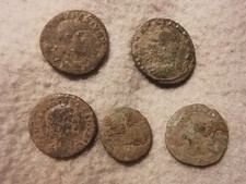 Set di monete romane, non