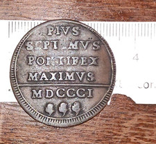 Stato Pontificio Un Baiocco