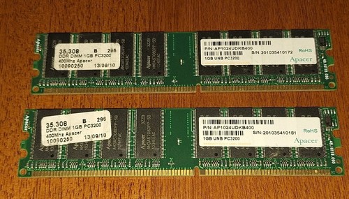 Ddr1 400 2gb - kit, (1+1)