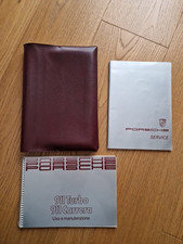 Porsche 911 CARRERA 3.2  Turbo 3.3 1988 Set manuale libretto Uso  Manutenzione 