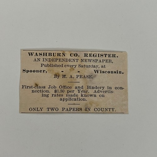 Washburn register giornale - washburn,