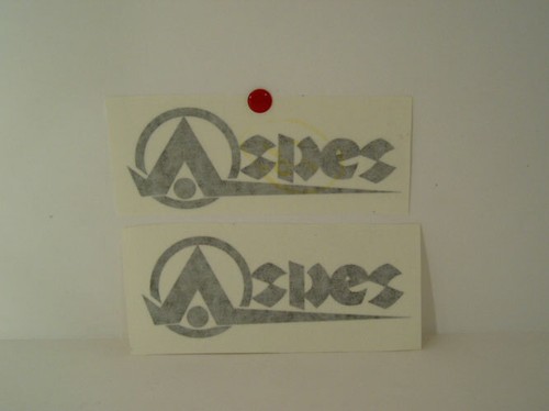 Aspes nero 11cm adesivi - nero,