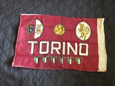 TORINO CALCIO VINTAGE ANNI 50 STENDARDO A FEDERA RARISSIMO 42X25