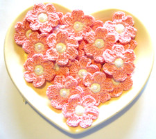 25 FIORI UNCINETTO CROCHET 4CM