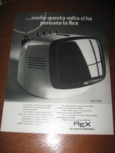 Bl11 1972 rex televisore - tv,