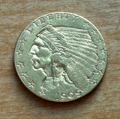 1909 oro dollari e - dollari, mezzo