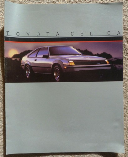 Toyota celica 1985 - gt, brochure