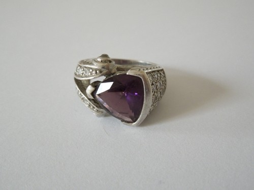 Anello 925 argento ametista - 925,