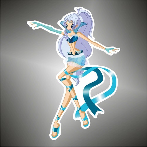 Adesivo winx icy sticker - winx,