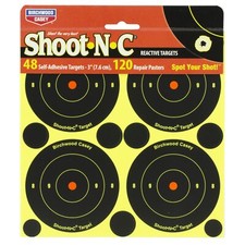 Betulla Casey BC-34315 Shoot-N-C 3" Bull's Eye Target Autoadesivo Confezione da 48