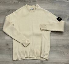 Cream Stone Island Knit Wear