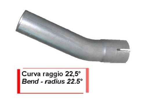 Tubo curva raggio - , 22,5°