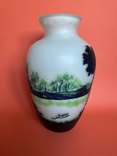 Vaso In Vetro Cammeo Stile