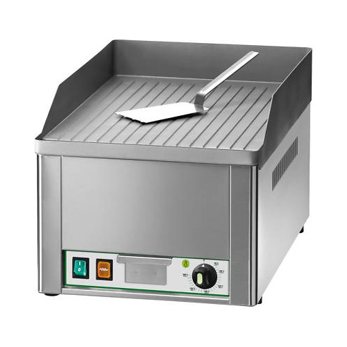 Fry top rigato professionale