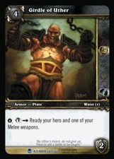 Girdle of Uther - Heroes of Azeroth - World of Warcraft TCG