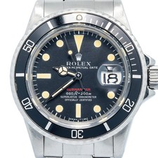 Rolex ROSSO Submariner 1680 Vintage Patina Acciaio Orologio Uomo Automatico 40mm