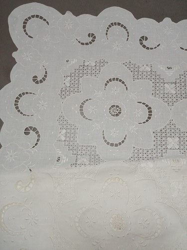 Coperta matrimoniale ricamata - coperta,