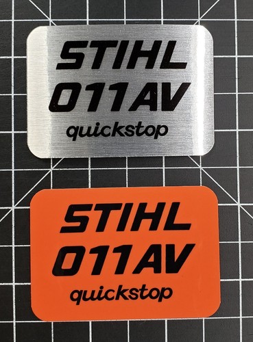Targa distintivo stihl 011 - 011, av