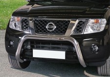 Bull Bar protezione anteriore inox lucido 70mm per Nissan Pathfinder dal 2011