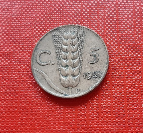 Centesimi 1921 italie - 5, ,