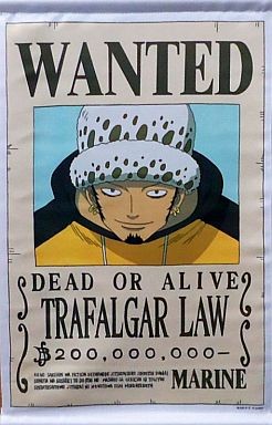 One piece trafalgar - piece, wanted