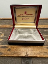 BULOVA ACCUTRON ANNI 60/70 SCATOLA BOX VINTAGE USATA ORIGINALE MOLTO RARA