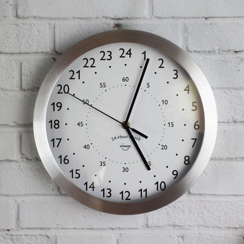 Orologio muro analogico 24h - da,