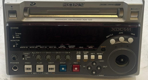 Sony pdw 1500 xdcam - dvcam, sdi