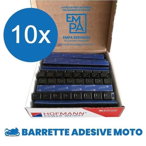 10pz barrette pesi adesivi - barrette,