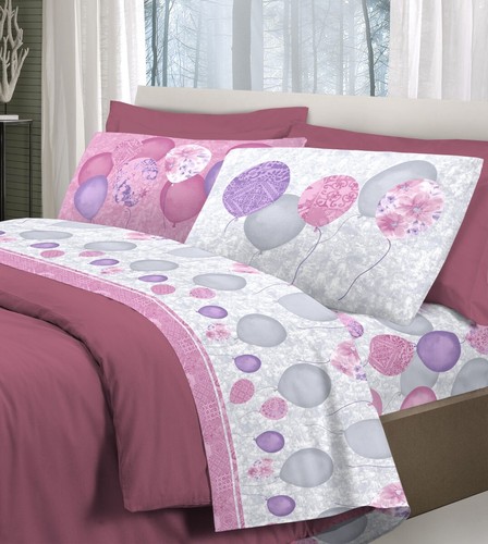 Completo letto palloncini 100 - completo,