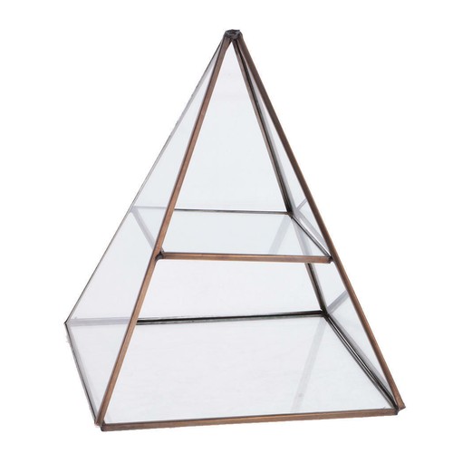 Piramide vetro trasparente - piramide,