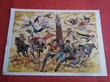 Laurenti, Mauro - litografia n° 32 Tex Willer, Zagor altri personaggi bonelliani