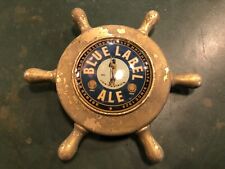 BLUE LABEL ALE BIRRA Timone stemma placca colonna spillatura spillatore vintage
